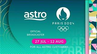 Before Astro Olympic -4 CH783 launches on Astro (24 July 2024)