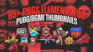 65+ Png Elements Pack For Pubg/Bgmi Thumbnails | Pubg/Bgmi Render Pack 2023 | Farhan Black