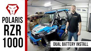 Dual Battery Kit for the Polaris RZR 1000 Installation Instructions