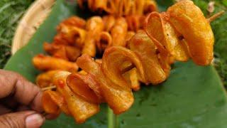 New Style Potato snack|spiral potato without machine|Homemade Spiral Potato