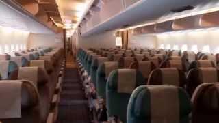 Singapore Airlines A380 cabin walkthrough - main deck