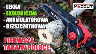 Mega Lekka Akumulatorowa Piła Łańcuchowa MADCUT