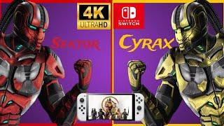 Mortal kombat 1 sektor vs cyrax  gameplay on  Nintendo Switch Oled  ( final battle)