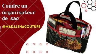 Coudre un organisateur de sac - Tuto Couture Madalena