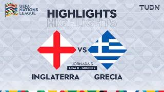 HIGHLIGHTS - Inglaterra vs Grecia | UEFA Nations League 2024 | TUDN