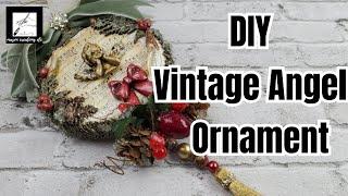 How to make the perfect VINTAGE ANGEL Christmas Tree Ornament (DIY) 