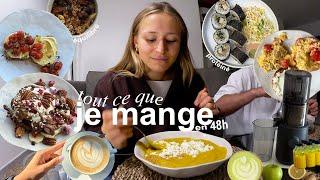 ce que je mange pour me sentir BIEN dans mon CORPS  | recettes faciles, protéinées & réconfortantes