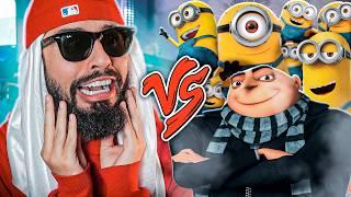 Minions (Meu Malvado Favorito) Vs. Mussa - Batalha de Rap