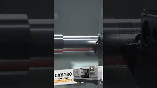 Heavy cutting capability of CNC lathe machine recommended CK6180  #lathe #cnclathe #lathemachine