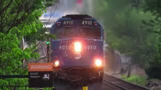 NJ Transit/Metro North: Cloudy Railfanning at Plauderville ft 4503 (5/09/24)