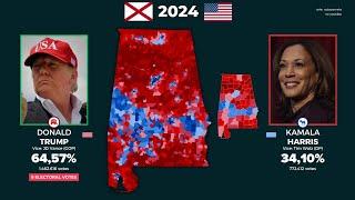 United States presidential election in Alabama (1952 - 2024)