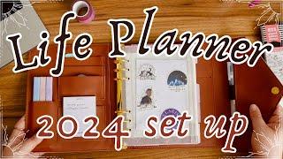 A5 RINGS BINDER LIFE PLANNER 2024 SET UP