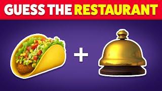 Guess the Fast Food Restaurant by Emoji?  Quiz Blitz