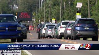 Traffic changes in DeLand Middle School due to flooding is a headache for some