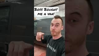 My boss bought me a van! Time to transform it!