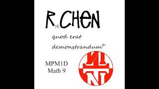 MPM1D - Measurement 1 of 3