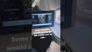 Business class seat only for $50?