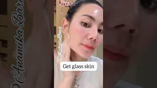 10 Days Glass Skin Challenge #glassskin #skincare#glowingskin #viral #asmr #short #1m #shorts