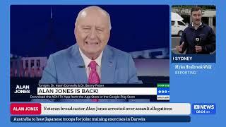 Sky News Broadcaster Alan Jones arrested over assault allegations