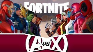 Avengers vs X-Men in Fortnite | Epic 6v6 Battle!