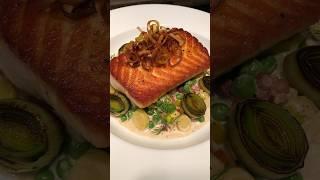 Beautiful Salmon Dish Plating
