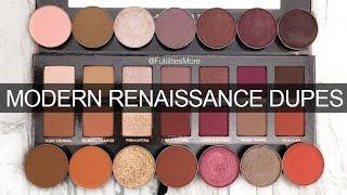 MODERN RENAISSANCE PALETTE DUPES WITH MAKEUP GEEK EYESHADOWS I Futilities And More