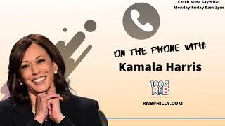 Kamala Harris Interview With Mina SayWhat: "I Eat 'No' For Breakfast"