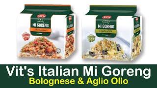 Ida try Masak Mi Goreng Italian Vit (Bolognese & Aglio Olio)