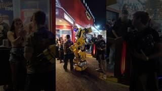 Bumblebee on Main Street Biketoberfest 2024 #shorts #shortsfeed #transformers #biketoberfest #short