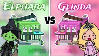 Toca Life World | Elphaba vs Glinda  Cute Modern Mansion Makeover [ Full toca house gameplay ]