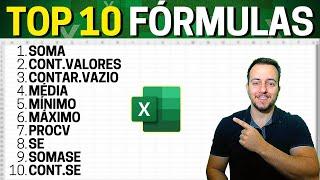 Top 10 Funções mais Importantes no Excel | Exemplos Práticos Fórmulas Essenciais 