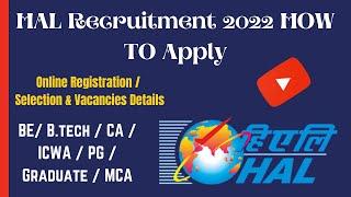 HAL Recruitment 2022 HOW TO Apply | PG B.Tech/Diploma | HAL Vacancy 2022 Apply Online
