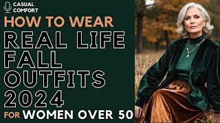 Real Life Fall Outfits for Women Over 50 | Fall Outfit Inspiration 2024