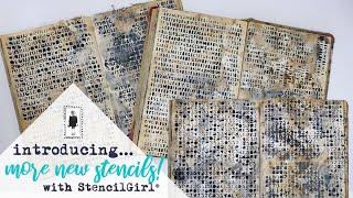 Introducing MORE NEW STENCILS with StencilGirl Products!!!