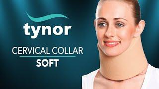 How to wear Tynor Cervical Collar Soft for good support&gentle immbolization of the neck/cerv. spine