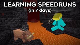 How I Learned Speedrunning In A Week (in Minecraft)