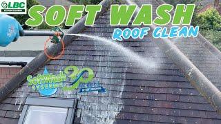 Roof Cleaning Using Soft Wash Systems