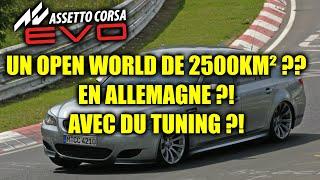 UNE MAP DE 2500KM SUR LE PROCHAIN ASSETTO CORSA EVO ??