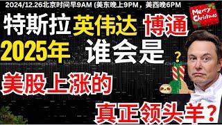 【特斯拉英伟达博通2025】谁才是领涨美股的龙头？特斯拉真的会成为明年的英伟达？AVGO被机构看好能取代英伟达，成为AI长期赢家？#特斯拉  #美股 #股哥说美股 #tesla #马斯克 #美股复盘