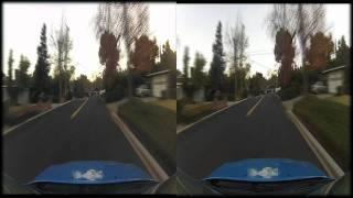 Driving Through Los Gatos in 3D (GoPro HD Hero 2)