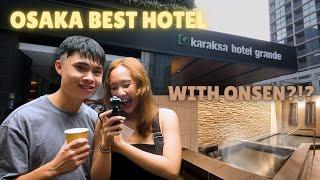 Best Hotel in Osaka (Amazing Onsen & Good location!) | Japan Vlog EP1