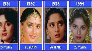 Madhuri Dixit Age [1983 - Now] Transformation