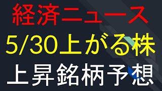 5/30に上がる株を予想【字幕あり】