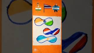  flag drawing ll Republic day drawing #subscribe #tricolor #drawing ️ #trending #ytshorts
