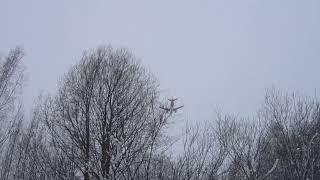 Sukhoy SuperJet 100 landing KVX