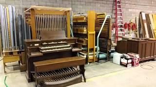 Kegg restoration of Moller player organ.