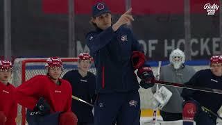 Blue Jackets assistants bring NHL flair to IFK Helsinki U20's morning skate