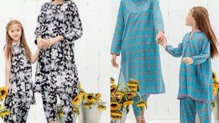 Stitched Mother Daughter collection || Lawn Dresses || Sohny Dresses