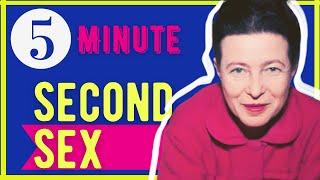 Simone de Beauvoir "THE SECOND SEX" EXPLAINED in 5 Minutes // History of Feminism #3