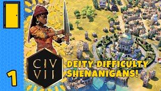 The Antiquity Age Get Rich Quick Scheme! | Civilization VII - Deity Difficulty Challenge - Part 1